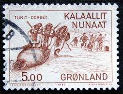 Greenland 1981 Hunting   MiNr.132  (lot D 2557  ) - Gebruikt