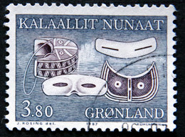 Greenland 1987  Inuit Artefacts  Masks  MiNr.175   ( Lot D 2878) - Gebruikt