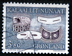 Greenland 1987  Inuit Artefacts  Masks  MiNr.175   ( Lot D 2881) - Gebruikt