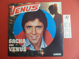 Pochette Disque Juke-box : 1978  Sacha DISTEL - Venus / Sacha And Venus - Avec étiquette - Accesorios & Cubiertas