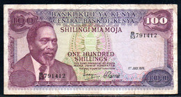 659-Kenya 100 Shillings 1976 B53 - Kenia