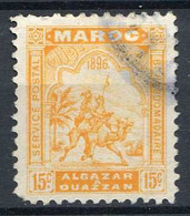 MAROC < ALGAZAR à OUAZZAN > Yvert Ø N° 4 Cat 85 € < Oblitéré - Ø Used -- POSTE LOCALE -- EL KSAR EL KEBIR A OUEZZAN - Locals & Carriers