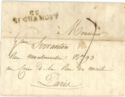 17 Avril 1819 Marque 88 ST CHAMONT Vers Paris N°93 Rue Montmartre - 1801-1848: Precursors XIX