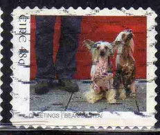 EIRE IRELAND IRLANDA 2006 YEAR OF THE DOG DOGS GREETING 48c USED USATO OBLITERE' - Gebraucht