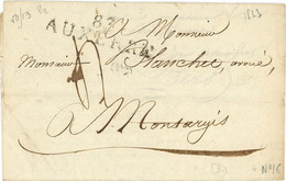 10 Octobre 1823 Marque 83 AUXERRE Vers Montargis - 1801-1848: Precursors XIX