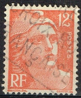 FR VAR 75 - FRANCE N° 885 Obl. Marianne De Gandon Variété Impression Défectueuse - Usati