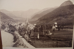 1890's Village Paysage Vercors Alpes Photo Tirage Sur Support CARTON - Old (before 1900)