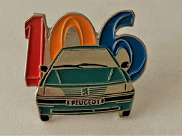 PINS AUTOMOBILE PEUGEOT 106 / Signé PINS UP / 33NAT - Peugeot