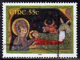 EIRE IRELAND IRLANDA 2009 CHRISTMAS MONASTERY GAMAGHIEL NOLLAIG NATALE NOEL WEIHNACHTEN NAVIDAD 55c USED USATO OBLITERE' - Used Stamps