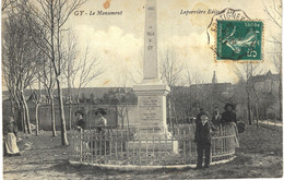 CARTE POSTALE  Ancienne De GY - Monument - Gy