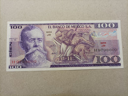 Billete De México 100 Pesos Del Año 1978, UNC - Mexique