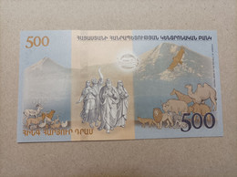 Billete De Armenia De 500 Dram, Año 2017, Arca De Noe, UNC - Armenia