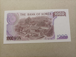 Billete De Corea Del Sur De 1000 Won, Año 1975, UNC - Corée Du Sud