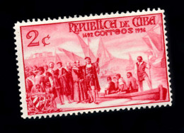 CUBA 1936 #292 1493 - Christophe Colomb Atteint Le Nouveau Monde | Emision De Colomb - Nuevos