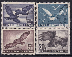 AUSTRIA 1950/53 - Canceled - ANK 967, 969, 971, 973 - Gebruikt