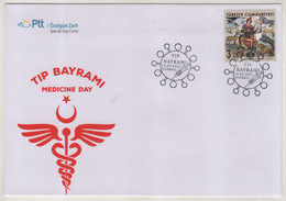 TURQUIE,TURKEI TURKEY ,MEDICINE DAY,2021 ,FDC - Covers & Documents