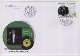 TURQUIE,TURKEI TURKEY ,DOCTOR, MUSICIAN, STATE ARTIST ,2022 ,FDC - Storia Postale