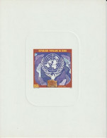 BENIN - EPREUVE DE LUXE - THEME : ONU / NATIONS UNIES - ONU