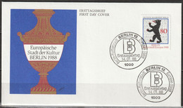 Berlin FDC 1988 Nr.800 Kulturhauptstadt Europas Berlin  ( D 2031 )  Günstige Versandkosten - 1981-1990