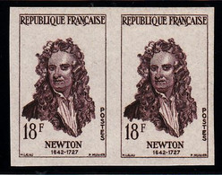 FRANCE - N°1136 - NEWTON - ESSAIS DE COULEUR EN PAIRE. - Farbtests 1945-…