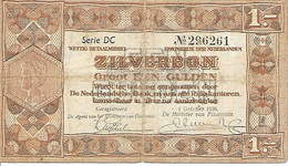 PAYS-BAS - 1 Gulden - 1/10/1938 - (61) - 1 Gulde