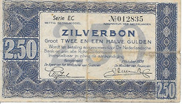 PAYS-BAS - 2 1/2 Gulden - 1/10/1938 - (62) - 1 Gulden