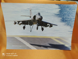 ETENDARD A L'APPONTAGE , PHOTO AGRANDIE AVIATION - Aviation