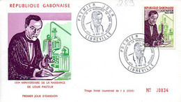 GABON 0289 Fdc Louis Pasteur, Vaccin Contre La Rage, Microscope, Médecine, Santé - Louis Pasteur