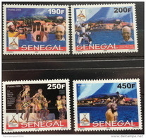 Sénégal 2009/2010 5e édition 5th GOREE Diaspora Festival Art Dancing Tanz Danse 4 Val. RARE MNH - Senegal (1960-...)