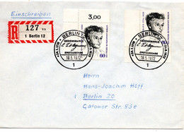 56059 - Berlin - 1972 - 2@60Pfg E.T.A.Hoffmann A R-Orts-FDC BERLIN - Lettres & Documents