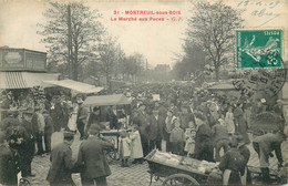 SEINE SAINT DENIS  MONTREUIL SOUS BOIS  Le Marché Aux Puces - Montreuil