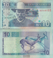 Namibia - Southwest Pick-number: 4c Uncirculated 2001 10 Namibia Dollars - Namibië