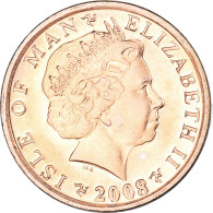 Monnaie, Île De Man, Elizabeth II, Penny, 2008, Pobjoy Mint, SPL, Cuivre - Isle Of Man