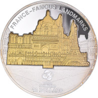 Monnaie, Îles Cook, Elizabeth II, Vue De Paris, 10 Dollars, 2012, Proof, FDC - Cook Islands