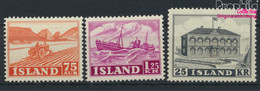 Island 275-277 (kompl.Ausg.) Postfrisch 1952 Ansichten (9916229 - Nuevos