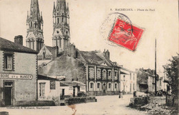 44 - MACHECOUL - S06079 - Place Du Port - Buvette Thomas - Eglise - L1 - Machecoul