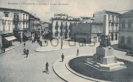 Italy - Barletta - Monumento Ai Caduti E Corso Garibaldi - Barletta