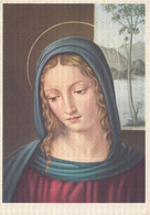 CARTOLINA  TEMATICA RELIGIONE,LUOGHI SANTI,MONUMENTI,DIO,GESU,CHIESE E CONVENTI,NON VIAGGIATA - Vergine Maria E Madonne