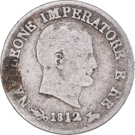 Monnaie, Italie, KINGDOM OF NAPOLEON, Napoleon I, 10 Soldi, 1812, Venise, TB - Napoleonic