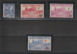 Tunisie 1940-41 Série Surchargée 223-226, 4 Val ** MNH - Nuovi