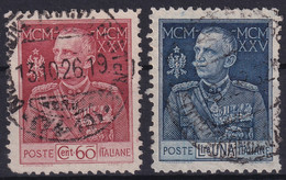 ITALY / ITALIA 1925 - Canceled - Mi 222B, 223B - Oblitérés