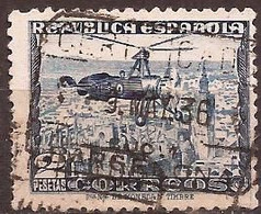 ESPAÑA - Fx. 1122 - Yv. Ae. 95 - Autogiro - Grabado - 1935 - Ø - Used Stamps