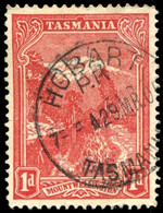 Pays : 461,2 (Tasmanie : Terre De Van Diemen (Confédération Australienne))      Yvert Et Tellier N° :   75 (o)  D 12 ½ - Oblitérés
