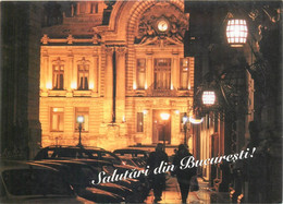 Postcard Romania Bucuresti Night View - Souvenir De...