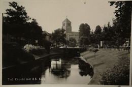 Tiel (Gld.)  Gracht Met R. K. Kerk 19?? - Tiel