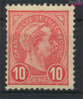 Luxemburg 71 Mit Falz 1895 Adolf (9910857 - 1895 Adolfo Di Profilo