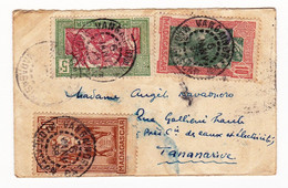Lettre 1938 Vangaindrano Madagascar Tananarive Angèle Ravaonoro Compagnie Des Eaux Electricité - Storia Postale
