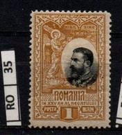 ROMANIA   1906	25 Anni Di Regno 1 Nuovo Con Ling - Unused Stamps