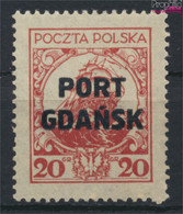 Polnische Post Danzig 18I Postfrisch 1926 Aufdruckausgabe (9910689 - Port Gdansk