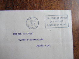 PP 20fev 1956 Paris  Les Ecoles De L Armee De L Air Vous Donnent Un Metier - Sonstige & Ohne Zuordnung